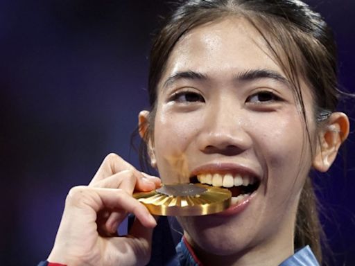 Taekwondo-Thailand's Panipak wins historic flyweight gold