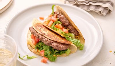 Cheesy Smash Burger Tacos Recipe