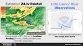 3-5 inches of rain fall in parts of Minnesota