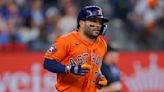Jose Altuve scratched from Astros lineup due to left oblique discomfort