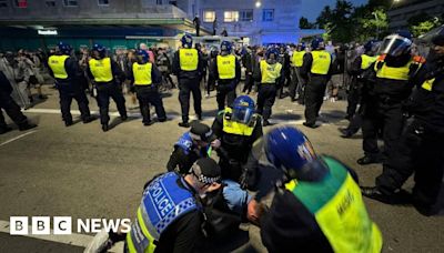 Police charge six after Plymouth city centre protests