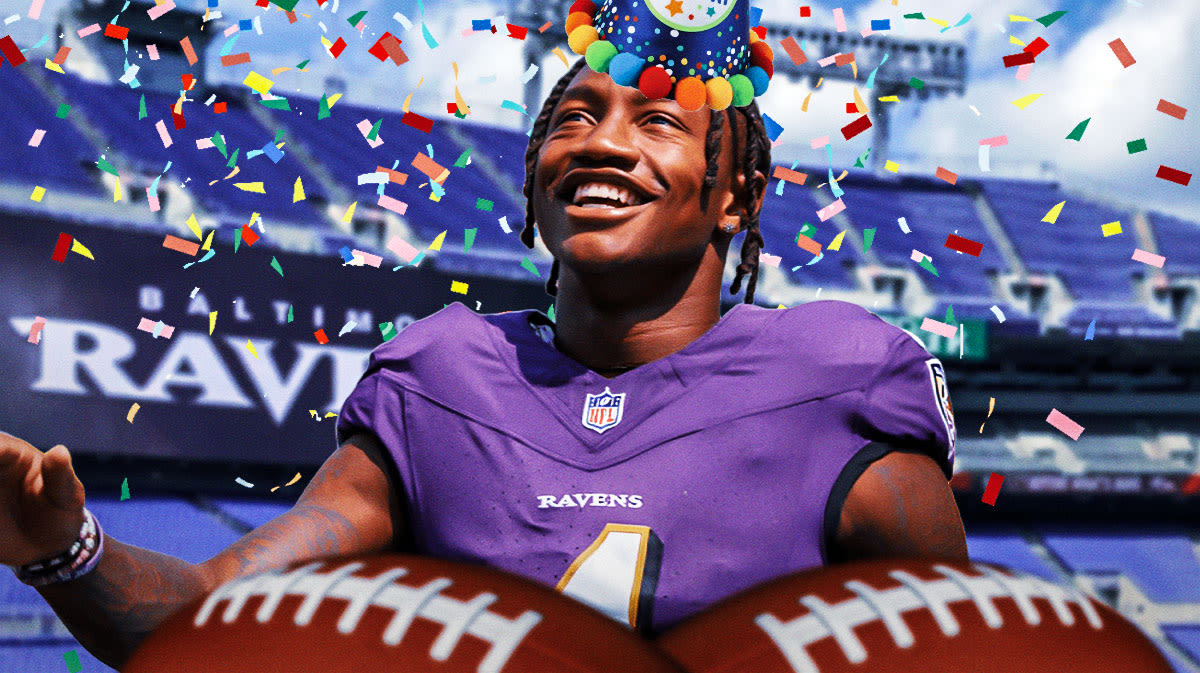 Ravens' Zay Flowers wishes himself a happy birthday and fans lose it