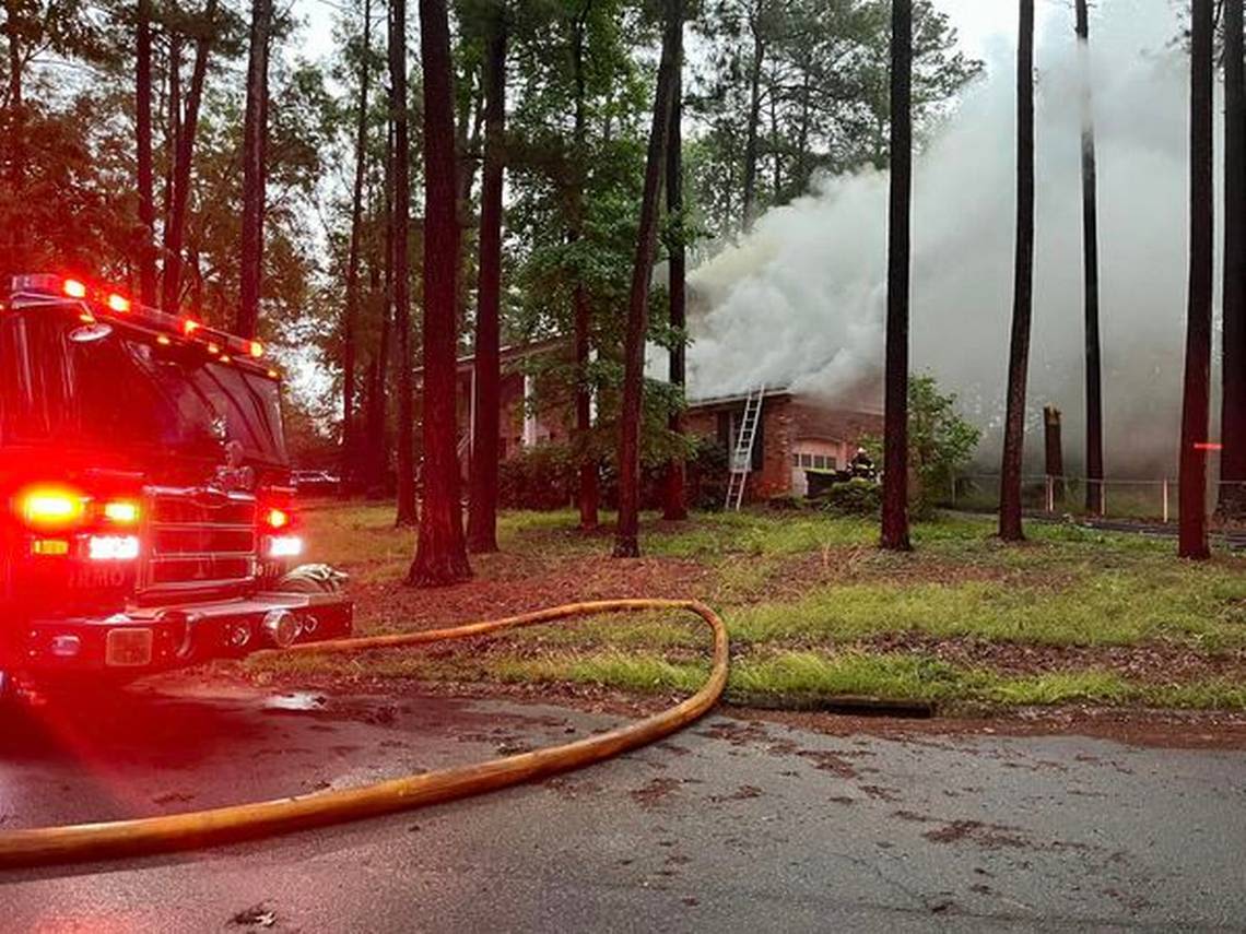 Severe storm suspected to be behind 2 Midlands house fires