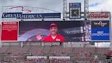 Local police officer honored at Reds game