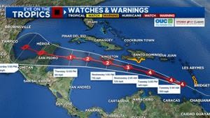 Record-breaking Hurricane Beryl is now in the Eastern Caribbean