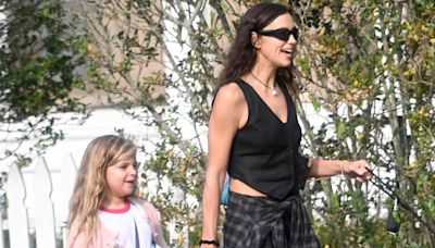 Irina Shayk takes daughter Lea, 7, to a pumpkin patch in The Hamptons