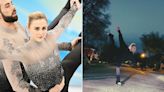 Olympian Ashley Cain-Gribble Ice Skates in the Streets of Texas During Historic Freeze: Watch