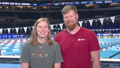 Olympian Lilly King and fiancé James Wells discuss their viral engagement on TODAY