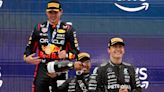 Max Verstappen wins Spanish GP as Lewis Hamilton and George Russell make podium