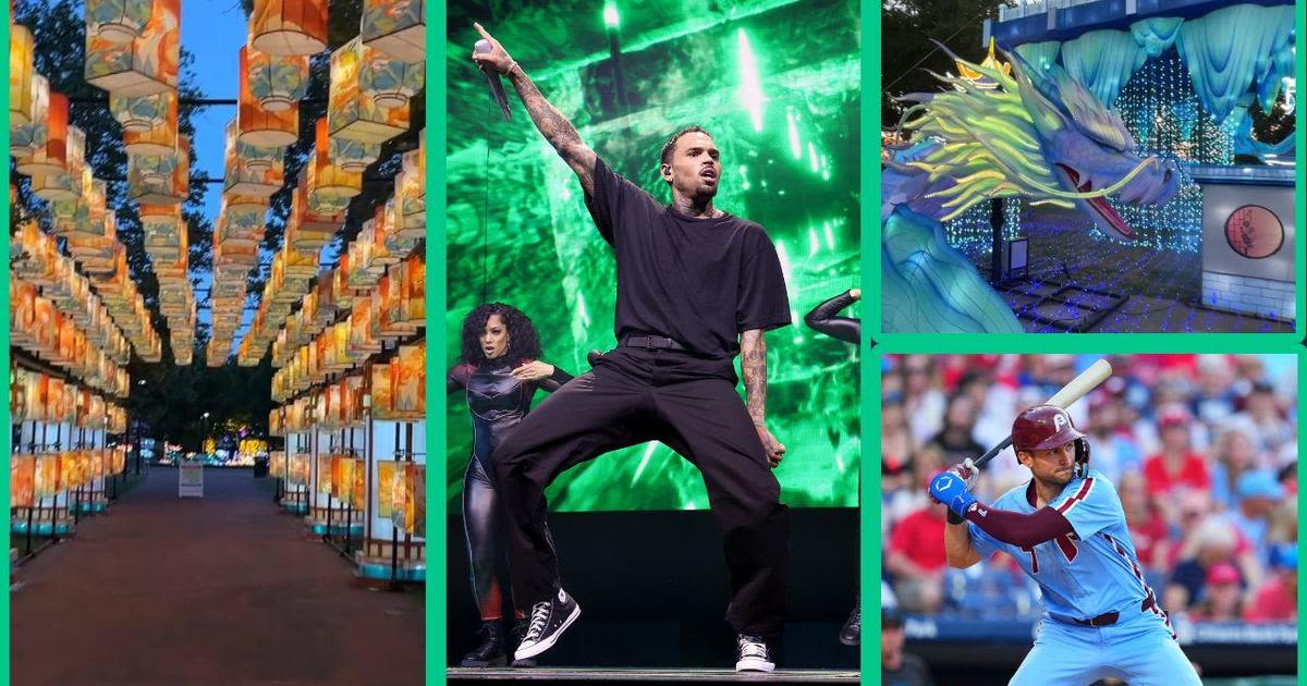 Things to do in Philly this weekend – Phillies vs. Marlins, Chris Brown, Chinese Lantern Festival and more