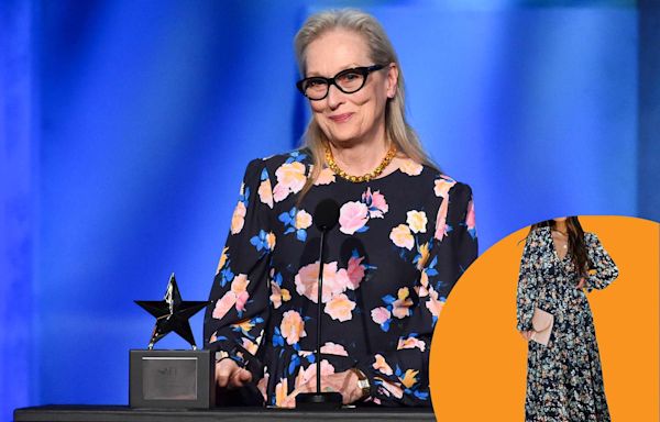 Meryl Streep Is on Board with Florals for Spring, and So Are We — Scoop Up Similar Dresses from $40