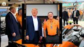 ¿Victoria para Trump? El expresidente de EU visita a McLaren y Norris cuando ganan Miami | Fútbol Radio Fórmula