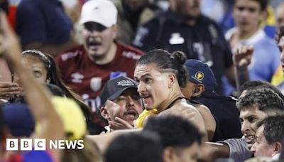 Liverpool's Darwin Núñez in clash with fans after Uruguay match