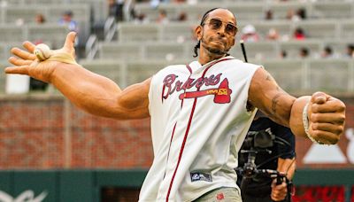 Get Back! Ludacris Brings Out Big Arms for First Pitch at Atlanta Braves Game: Watch