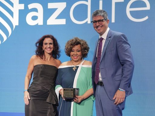 Alcione recebe o Prêmio Faz Diferença 2023 na categoria Música: 'Quero agradecer a todos os maranhenses'