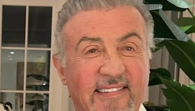 Sylvester Stallone shows off new hairline - as he holidays with family