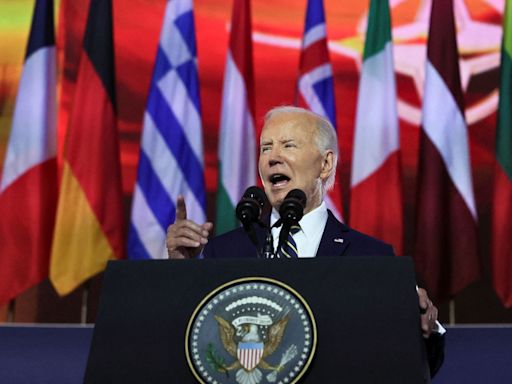 Biden vows NATO support, dozens of new air defence systems for Ukraine