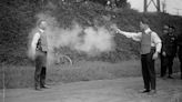 Fact Check: Picture Purportedly Shows Bulletproof Vest Demonstration in 1923. Here's What We Found