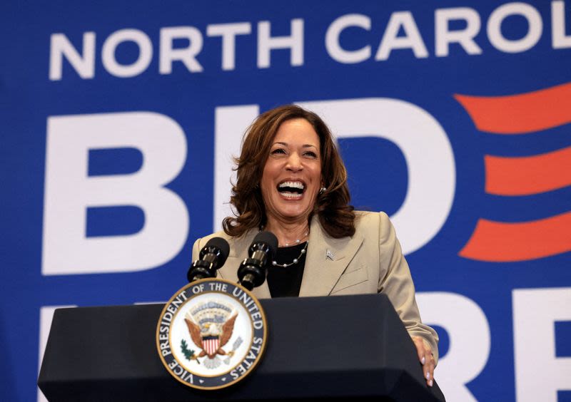 Kamala Harris raises nearly $50 million after Biden endorsement