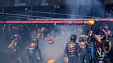 Red Bull reliability run ends with Verstappen's car in flames