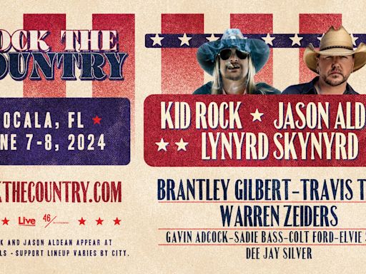 Rock the Country: Ocala country music festival headlined by Kid Rock, Jason Aldean