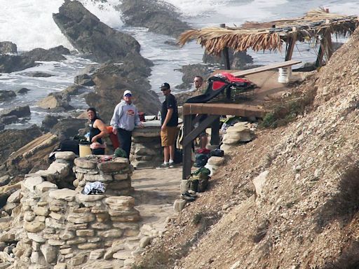 Stunning beach paradise in meltdown due to marauding local surfer