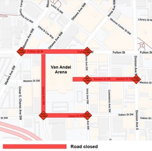 Grand Rapids announces road closures, other details, ahead of Trump visit