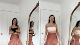 Woman sparks debate over wedding guest attire with different crop top options
