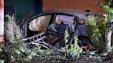 Crash into Cleveland fire station fence