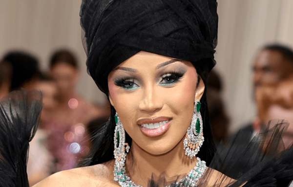 Cardi B Literally Took Over the 2024 Met Gala Carpet with Her Dress