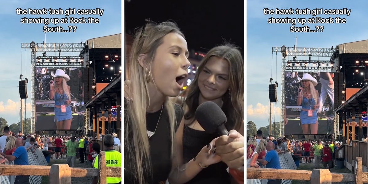 'Hawk Tuah girl' Hailey Welch's music festival appearance met with crickets in awkward video