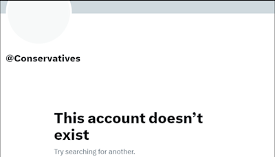 Did the Conservatives flee Twitter? Party's account appears as deleted temporarily