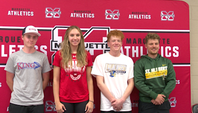 Marquette athletes sign to compete at the college level