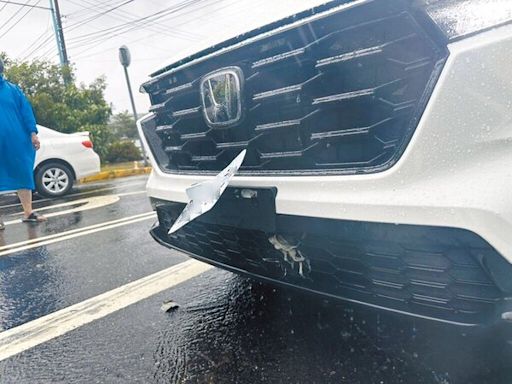 高雄暴雨掀車牌遺失潮 綠委也受災