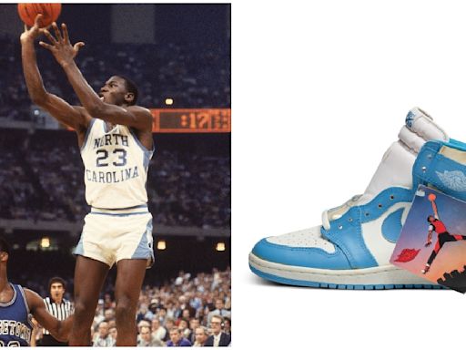 Michael Jordan’s Original North Carolina-Inspired Air Jordan 1 Is Coming Back With a Vintage Edge