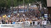 Manifestación multitudinaria en Mallorca contra el turismo masivo: "Soy funcionaria y no puedo comprar un piso"