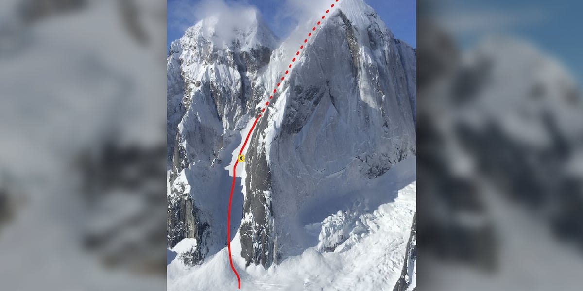 Climber dies, another seriously hurt after 1,000-foot fall on Alaska peak