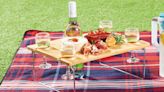 Aldi's £5.99 picnic table makes enjoying an al fresco glass of wine a doddle