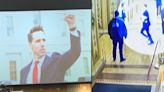 Video Shows Josh Hawley Fleeing The Jan. 6 Rioters He Had Just Saluted