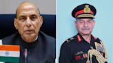 Indian Army Chief General Upendra Dwivedi Apprises Defence Minister Rajnath Singh Of Ground Situation In Doda