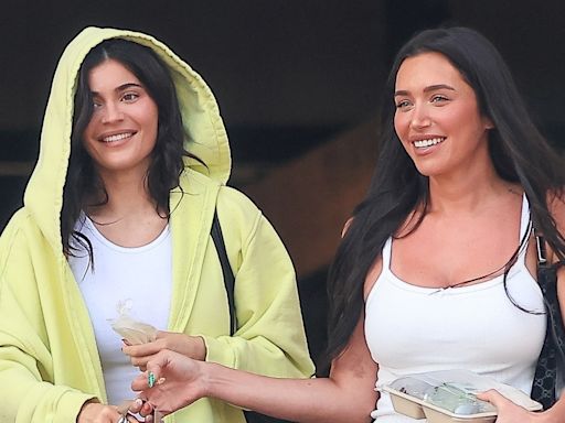 Kylie Jenner & BFF Stassie Karanikolaou Pick Up Lunch from Erewhon Market in Calabasas