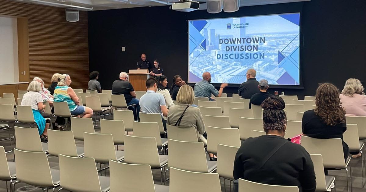 Tulsa Police hold community meeting to discuss potential for new downtown division