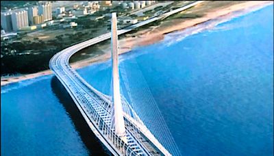 淡江大橋預定明年底通車 兩端規劃轉運樞紐
