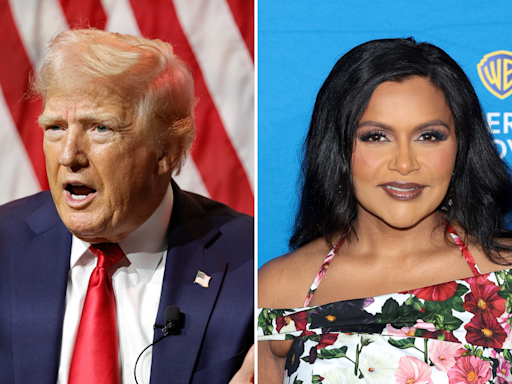 The Daily Show mocks Trump for dragging Mindy Kaling into Kamala Harris race debate