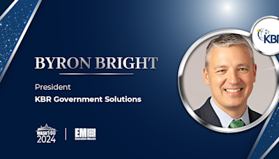 KBR’s Byron Bright Clinches 5th Wash100 Award for Scaling GovCon Services & Offerings