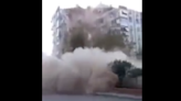 Colapso de edificios, grietas en las calles, destrozos: los videos de la devastación que deja el terremoto en Turquía