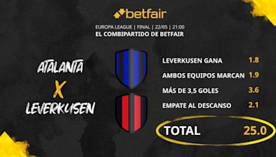 Atalanta BC vs. Bayer Leverkusen: Combipartido de Betfair a cuota 25.0
