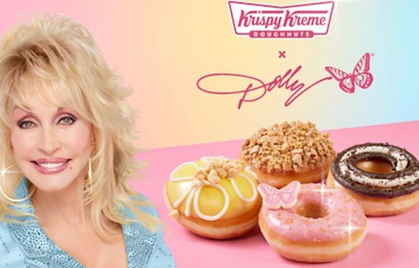 Krispy Kreme teams up with Dolly Parton for new ‘Southern Sweets' doughnuts