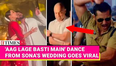 Mystery Man's 'Dabangg' Dance Moves Steal Spotlight at Sonakshi Sinha & Zaheer Iqbal's Wedding | Etimes - Times of India Videos