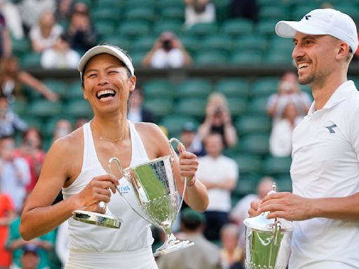 Hsieh and Zielinski win mixed doubles title at Wimbledon